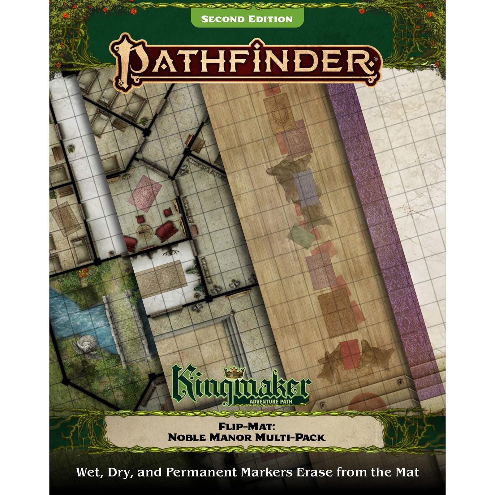 Pathfinder Flip Mat Kingmaker Adventure Path Noble Manor Multi Pack 2