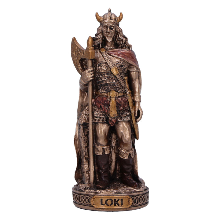 Loki Trickster God Mini Bronze Figurine 8.5cm