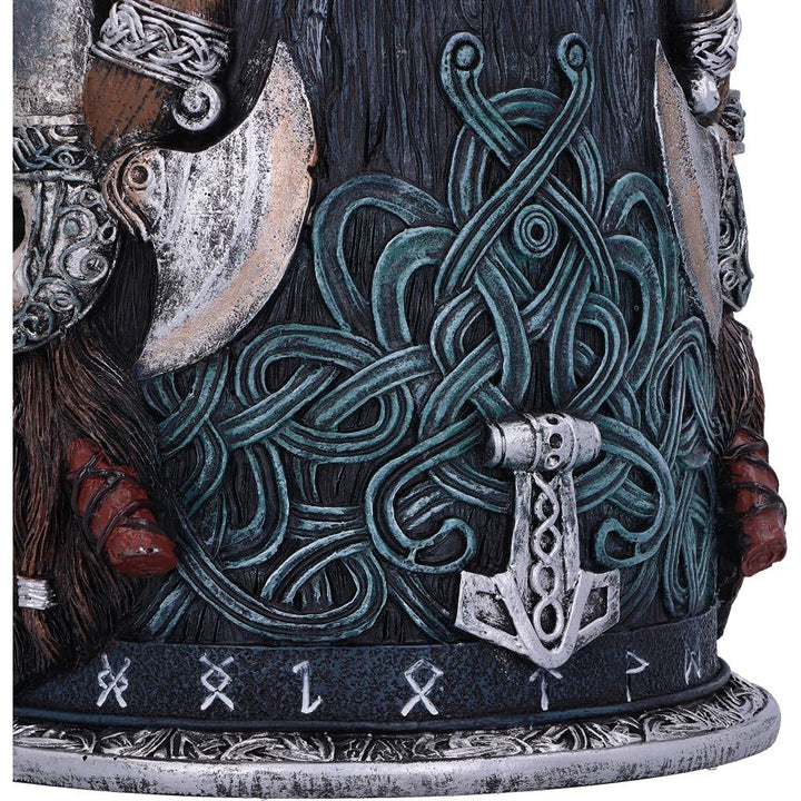 Danegeld Viking Tankard with Removable Stainless Steel Insert 18cm