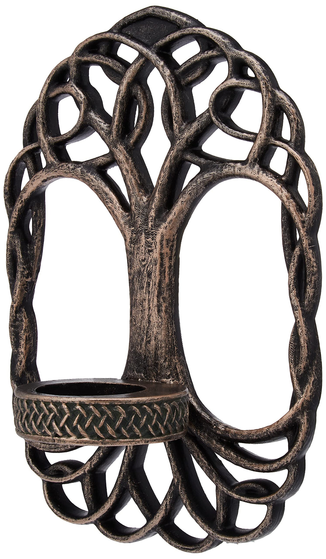 Celtic Tree Of Life Wall Hanging Candle Holder 26cm