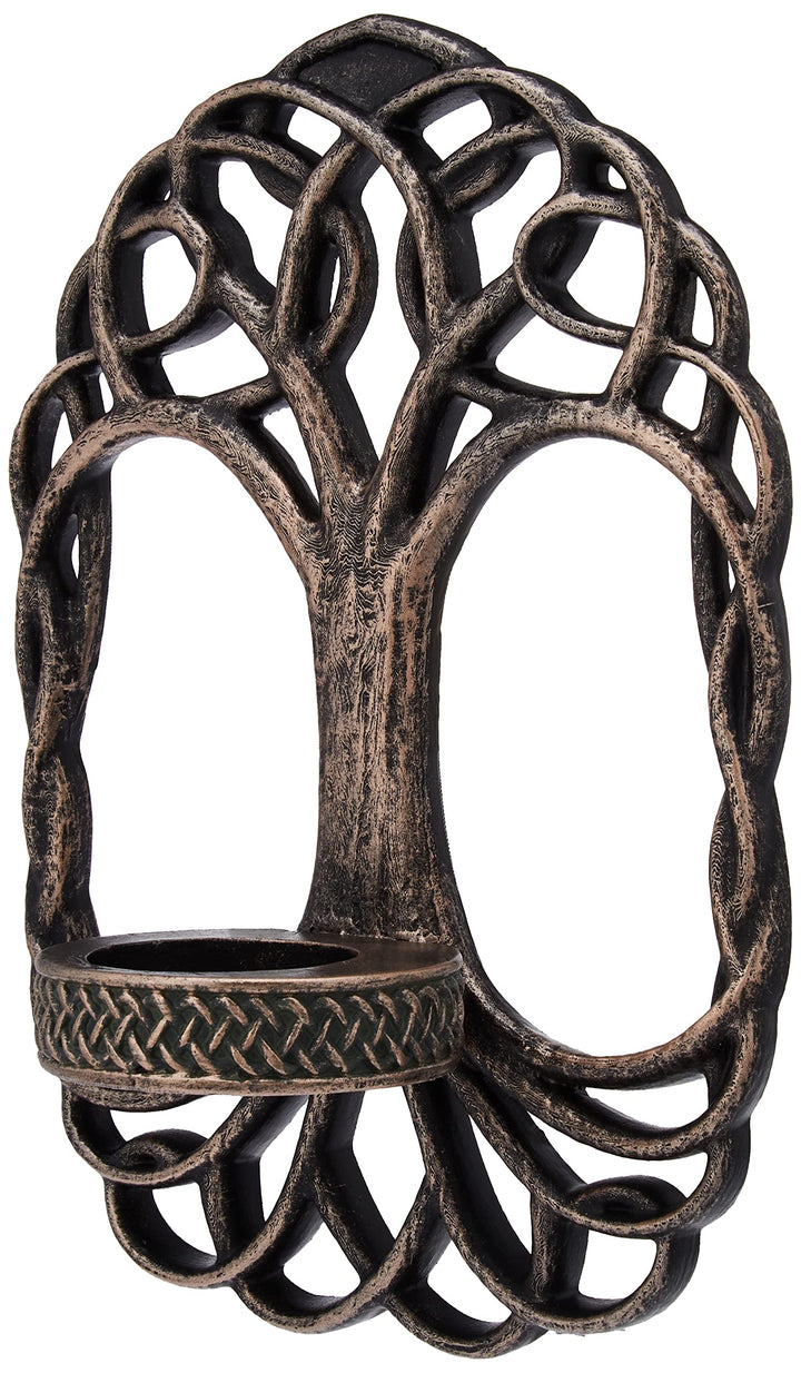 Celtic Tree Of Life Wall Hanging Candle Holder 26cm