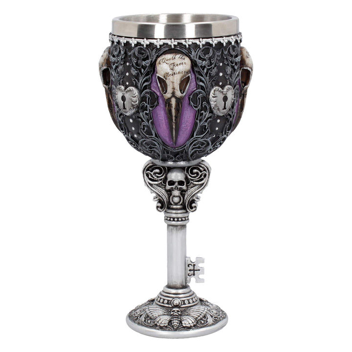 Edgar Allen Poe Nevermore Raven Goblet Edgars 18cm