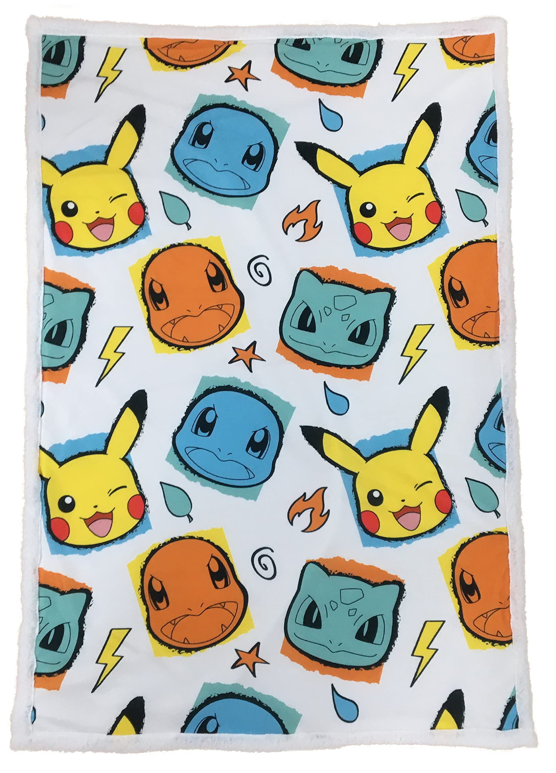 Pokemon Starter Throw Featuring Faces 100 x 150cm 2