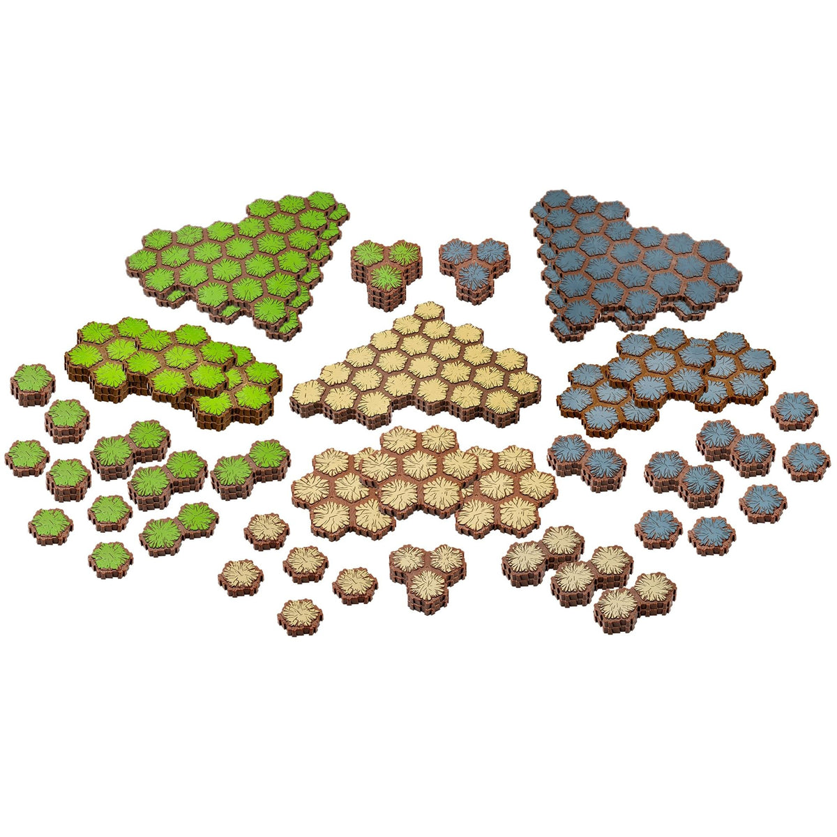 Heroscape: Lands of Valhalla Terrain Expansion - 63 Hex Terrain Tile Pcs, Build & Customize Environments Over Which to Battle for Valhalla! Ages 14+ 2
