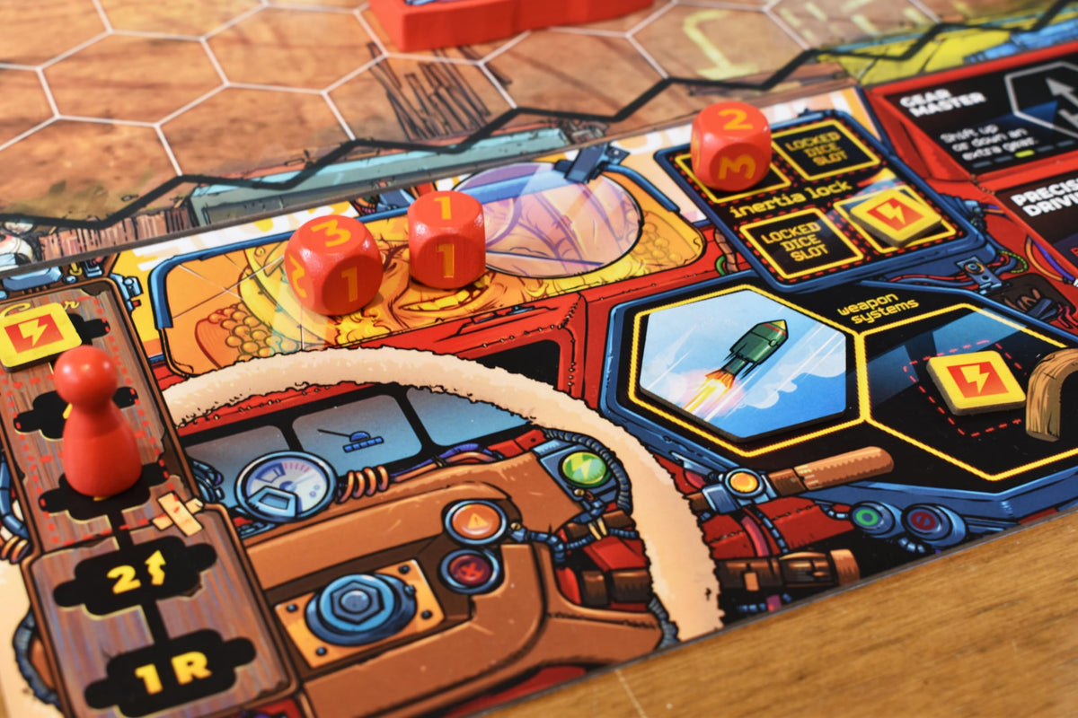 JOYRIDE Survival of the Fastest Board Game by Rebellion Unplugged 4
