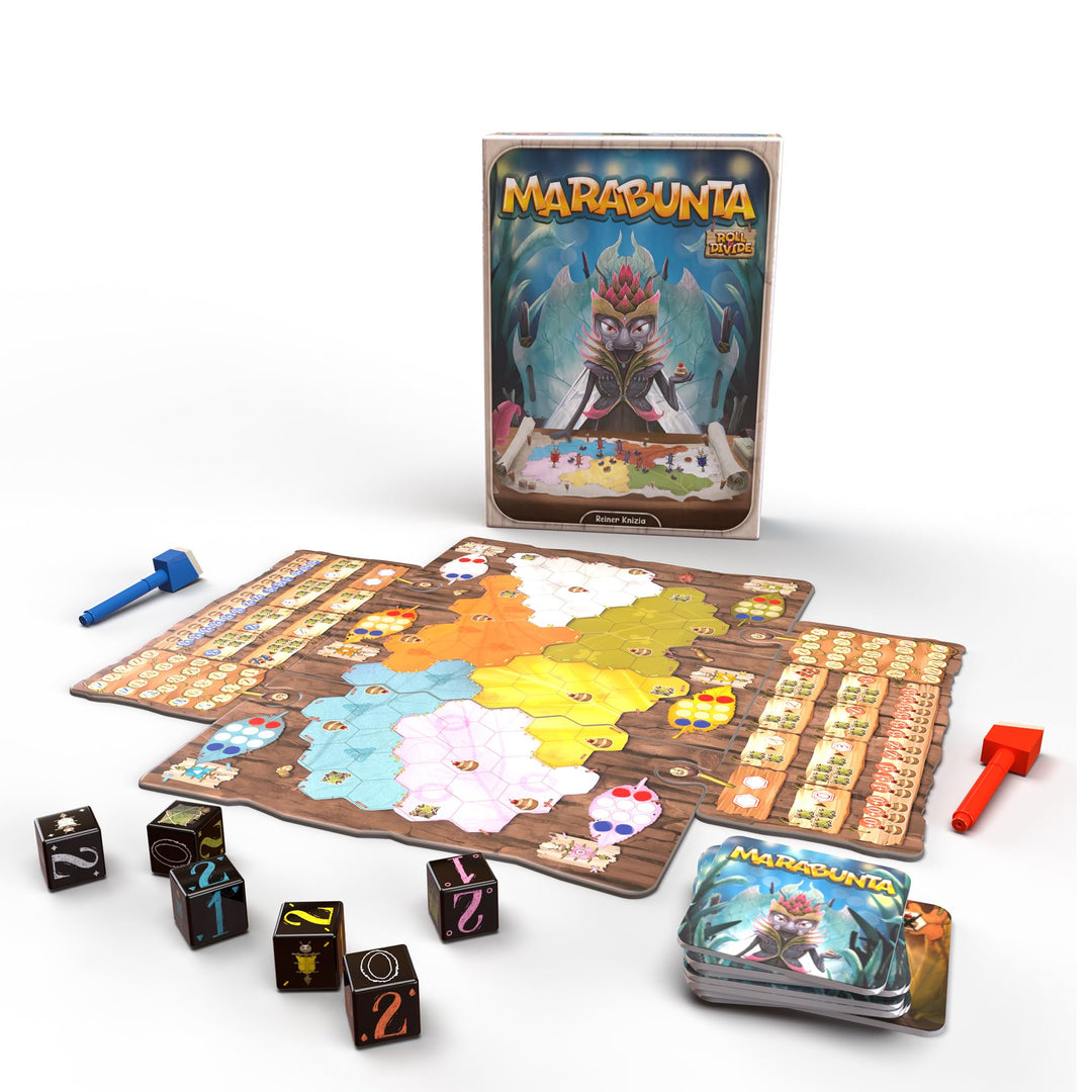 Marabunta Board Game - A Strategy Game of Ant Colony Domination! Fun Family Game for Kids & Adults, Ages 10+, 2 Players, 30 Minute Playtime, Made by Space Cowboys