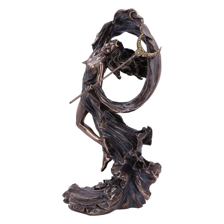 Bronze Nyx Greek Goddess of the Night Starry Sky Figurine 27.5cm