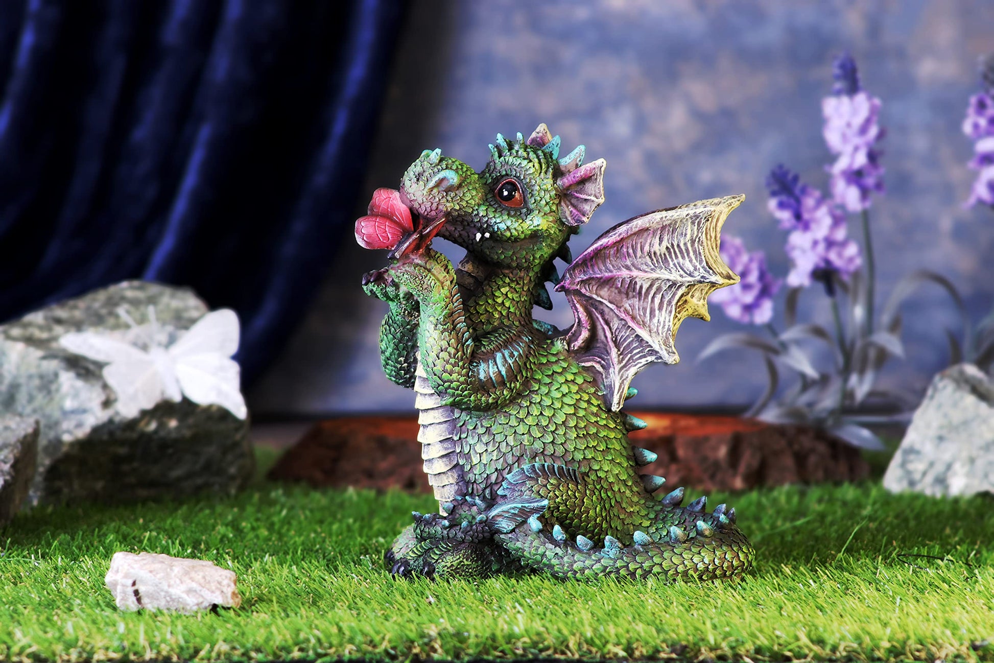 Butterfly Buddy Dragon Figurine 17.5cm 8