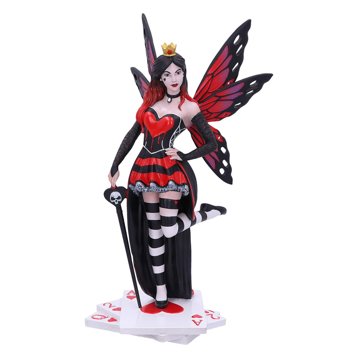 Wonderland Fairies Queen of Hearts Red Card Figurine 26cm