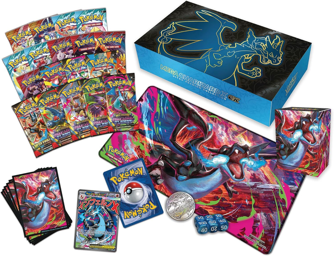 Pokémon TCG: Mega Charizard X ex Ultra-Premium Collection (2 Foil Promo Cards, 18 Boosters & Premium Accessories) 3