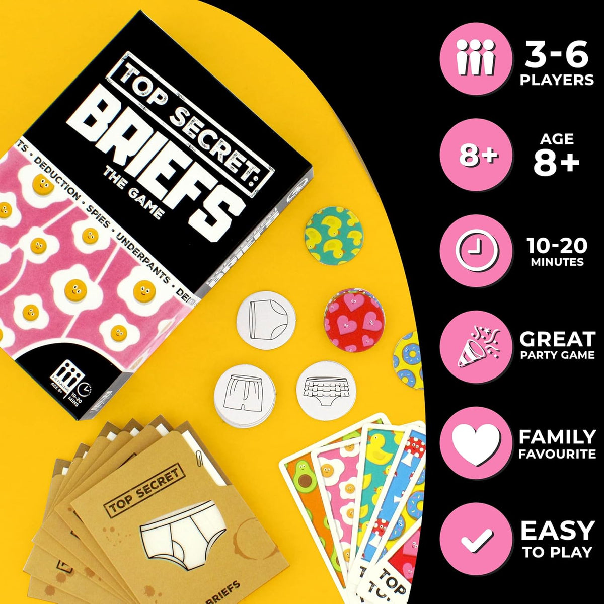Top Secret Briefs Card Game