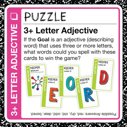 Word Fluxx Card Game