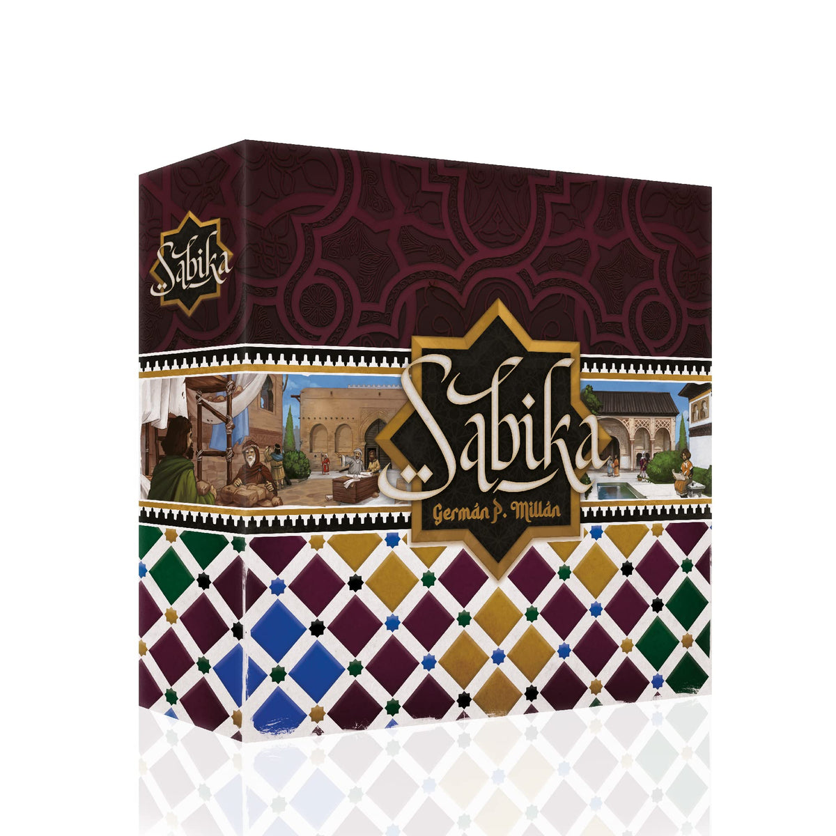 Sabika Board Game - Trade Route Building Strategy Game, Medieval Construction Game, Family Game for Kids and Adults, Ages 14+, 1-4 Players, 60-120 Minute Playtime, Made by Ludonova 1