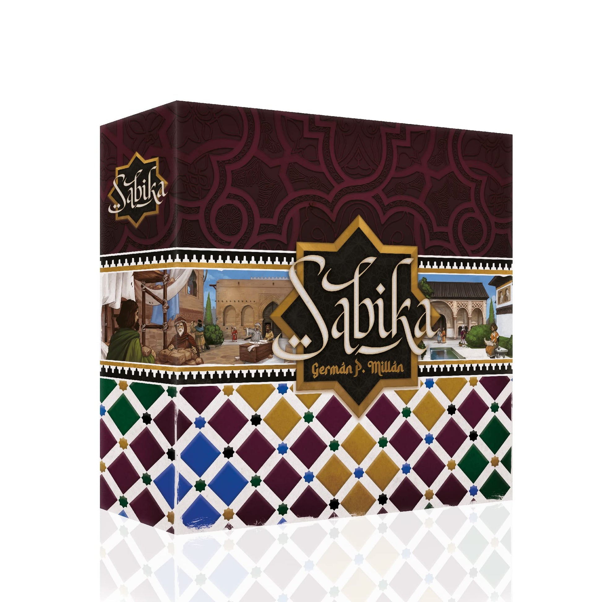 Sabika Board Game - Trade Route Building Strategy Game, Medieval Construction Game, Family Game for Kids and Adults, Ages 14+, 1-4 Players, 60-120 Minute Playtime, Made by Ludonova 1