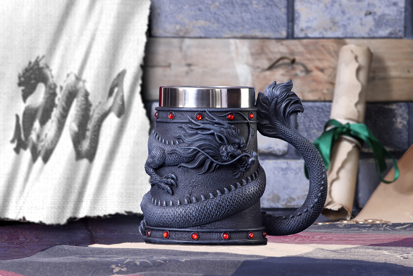 Dragon Coil Tankard 16cm 6