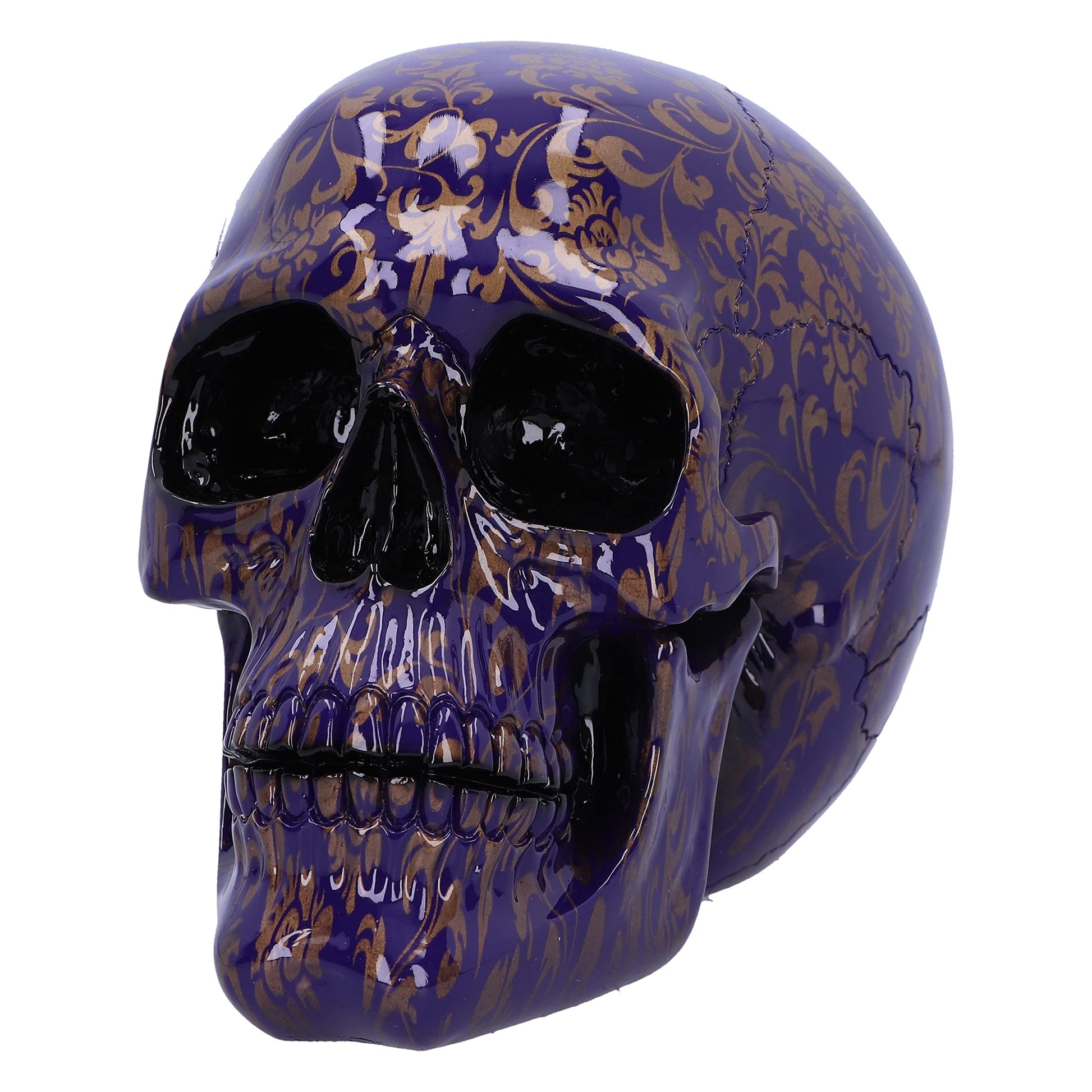 Indigo Elegance Skull 18.5cm 5