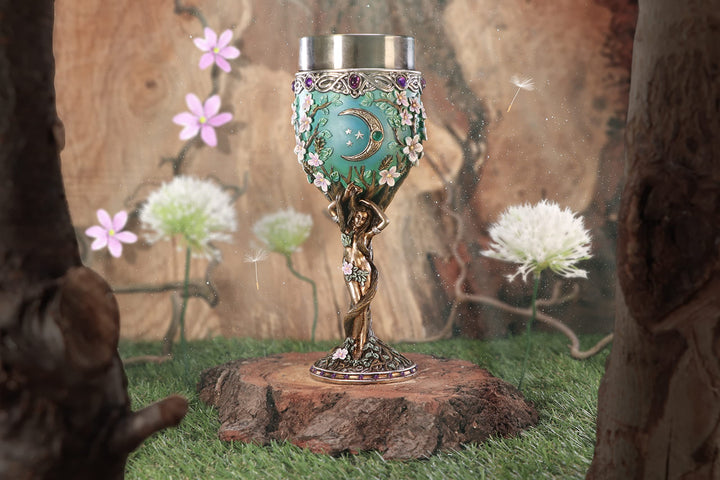 Triple Moon Goddess Maiden Goblet 20.8cm