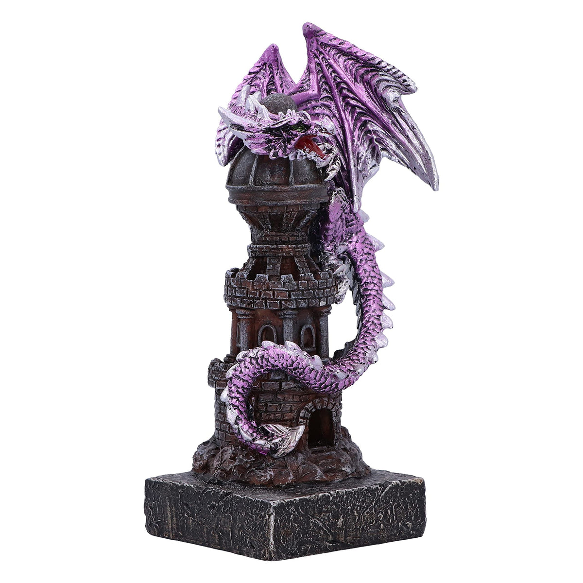 Guardian of the Tower Purple Dragon Figurine 17.7cm 5