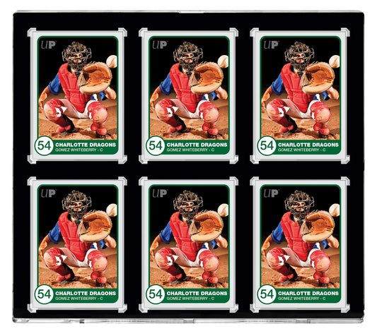 Ultra PRO Black Border ONE Touch 6 Graded Card Display Case Show Off & Protect 2