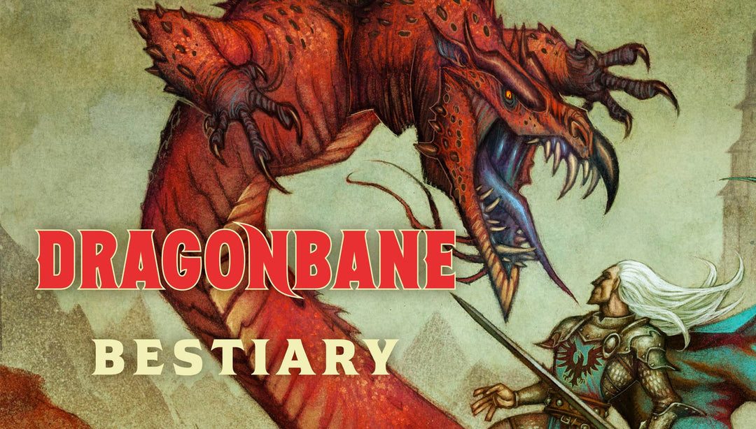 Free League Publishing Dragonbane: Bestiary, RPG Supplement Book, 63 Fantasy Adventure Roleplaying Creatures & Monsters, Hardcover, Adults, Teens Ages 14+