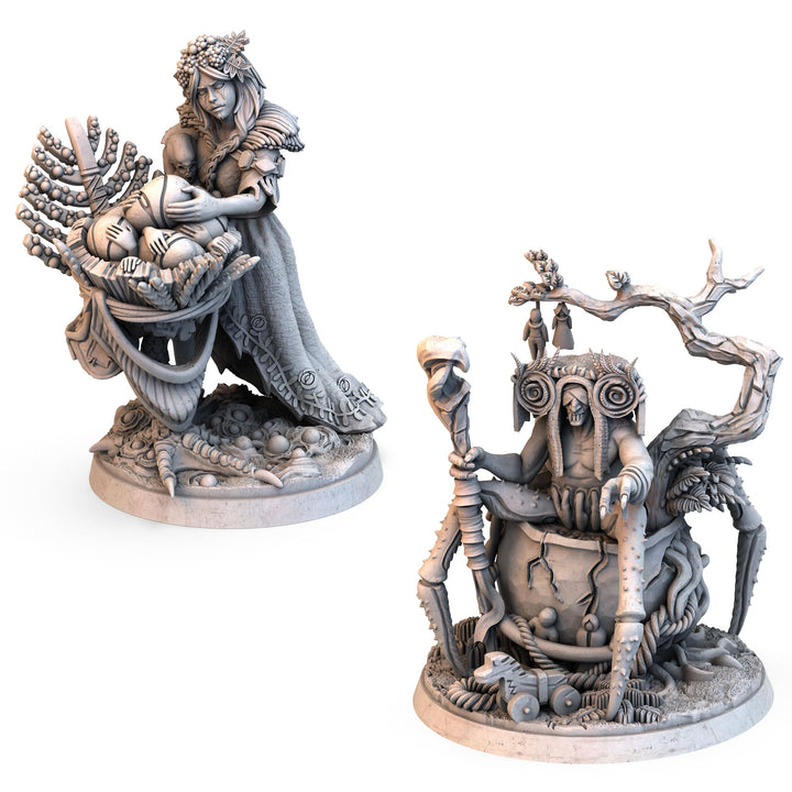 Awaken Realms Tainted Grail: Kings of Ruin Wyrd Encounters Board Game Expansion - Enhance Your Immersion with Plastic Guardian Models! Ages 14+, 1-4 Players, 2-3 Hour Playtime, Made