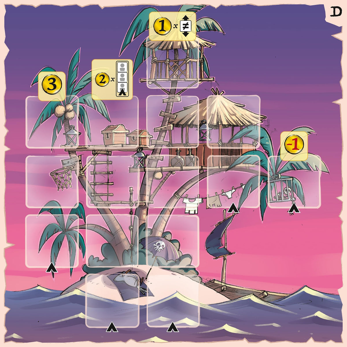 PlayPunk: Captain Flip - Board Game, Play As a Pirate Captain, Recruit Crew, Collect Coins, Family-Friendly Pirate Theme, Ages 8+, 2-5 Players, 20 Min 4