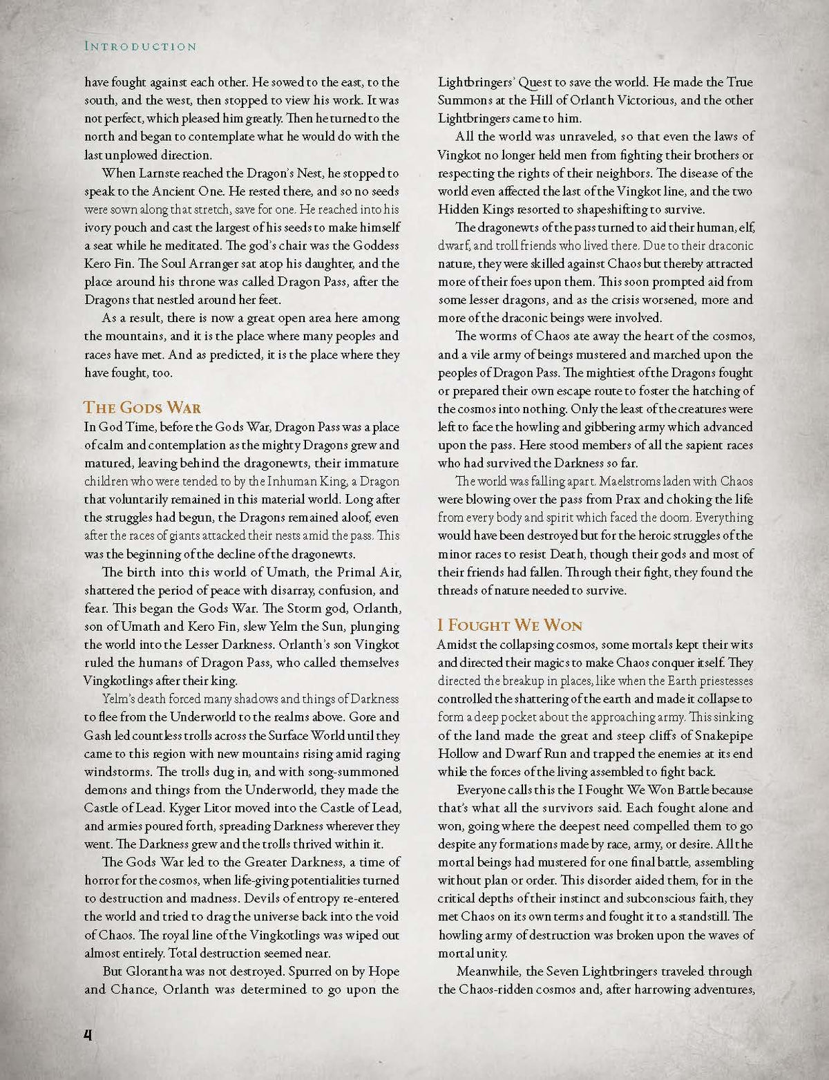 Dragon Pass: Lands of RuneQuest 4