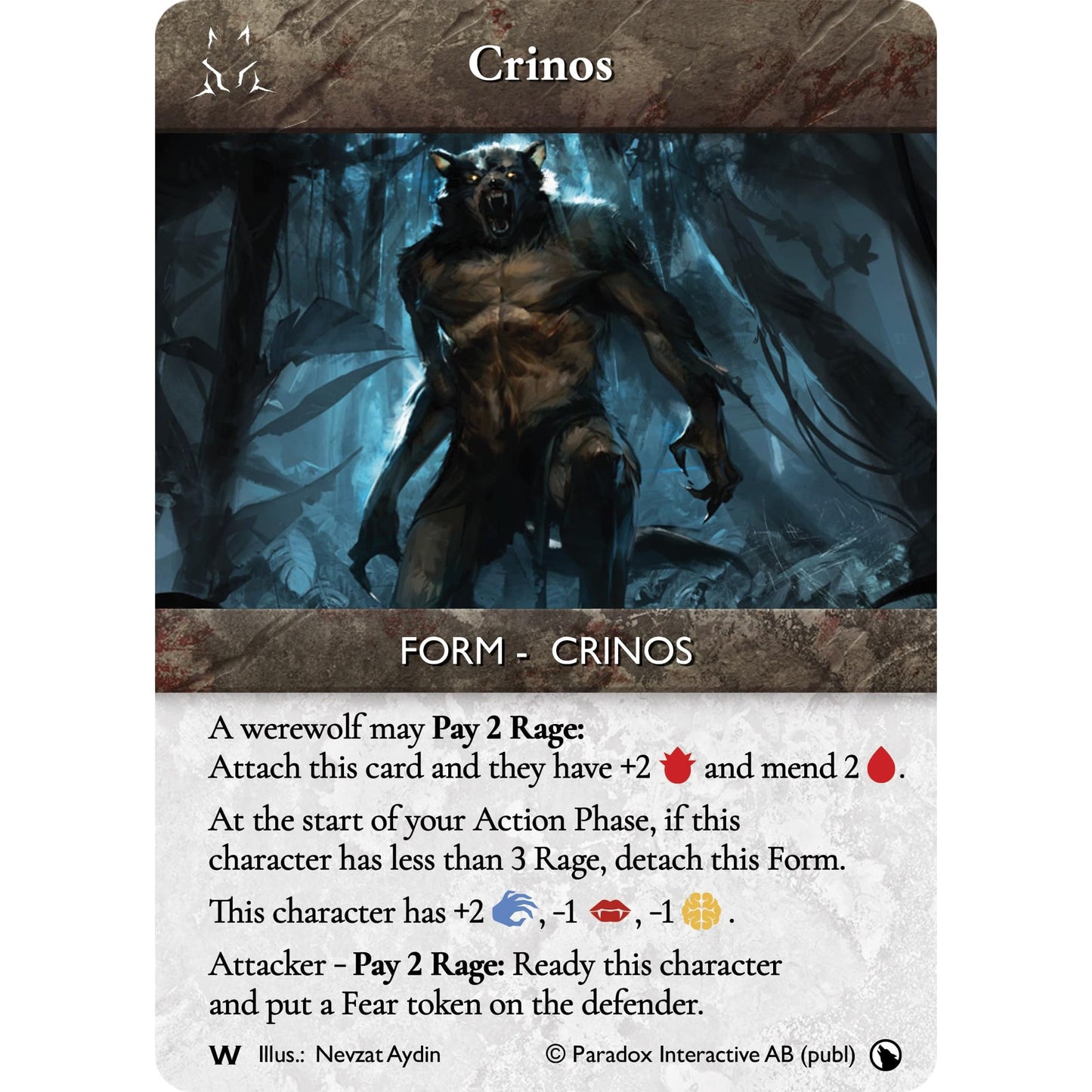 Vampire The Masquerade Rivals Expandable Card Game Werewolf Fang and Talon Board Game by Renegade Studio 6