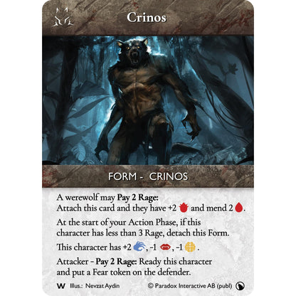 Vampire The Masquerade Rivals Expandable Card Game Werewolf Fang and Talon Board Game by Renegade Studio 6