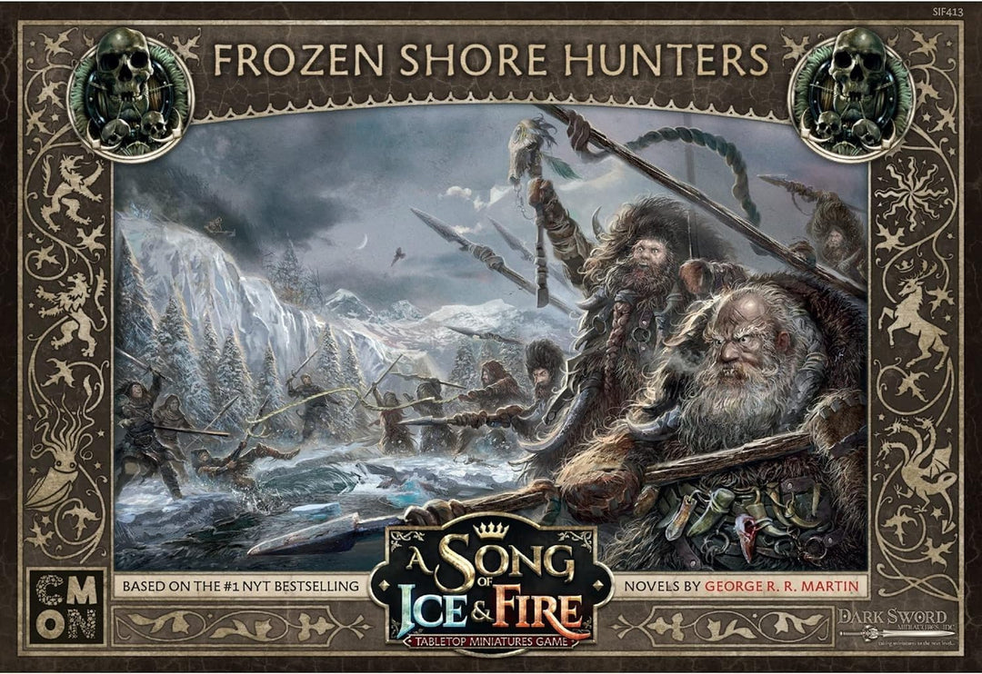 CMON A Song of Ice and Fire Tabletop Miniatures War Frozen Shore Hunters Unit Box | Strategy Game for Teens and Adults | Ages 14+ | 2+ Players | Average Playtime 45-60 Minutes | Made by CMON