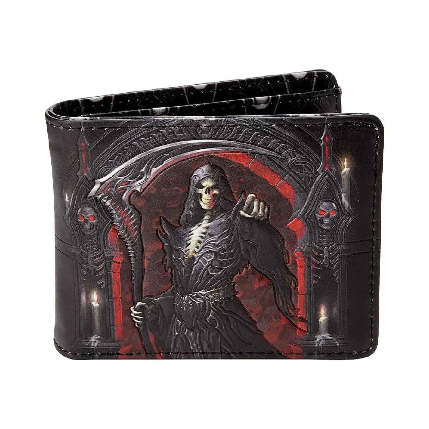 James Ryman Youre Next Skeleton Grim Reaper Black Wallet 1