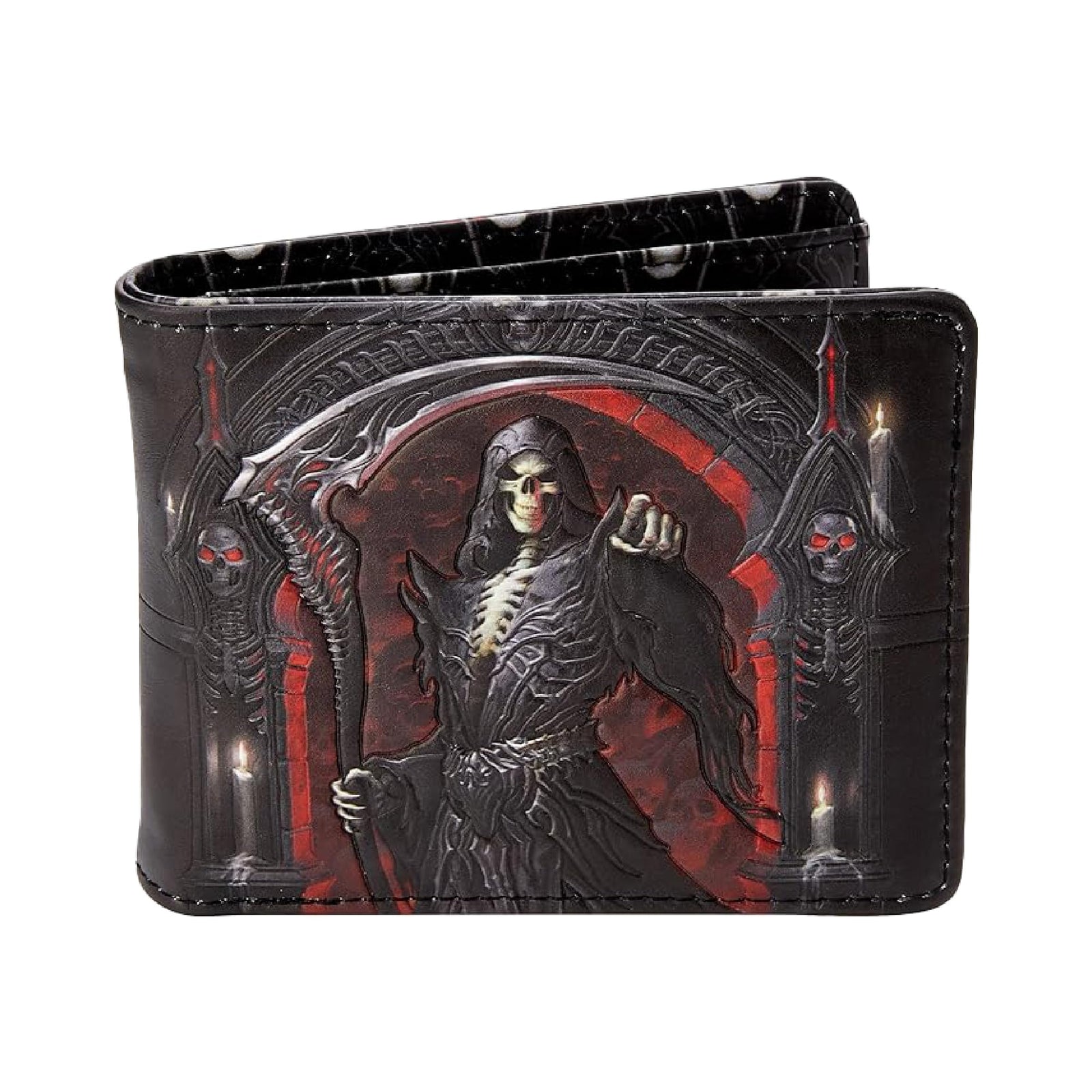 James Ryman Youre Next Skeleton Grim Reaper Black Wallet 1