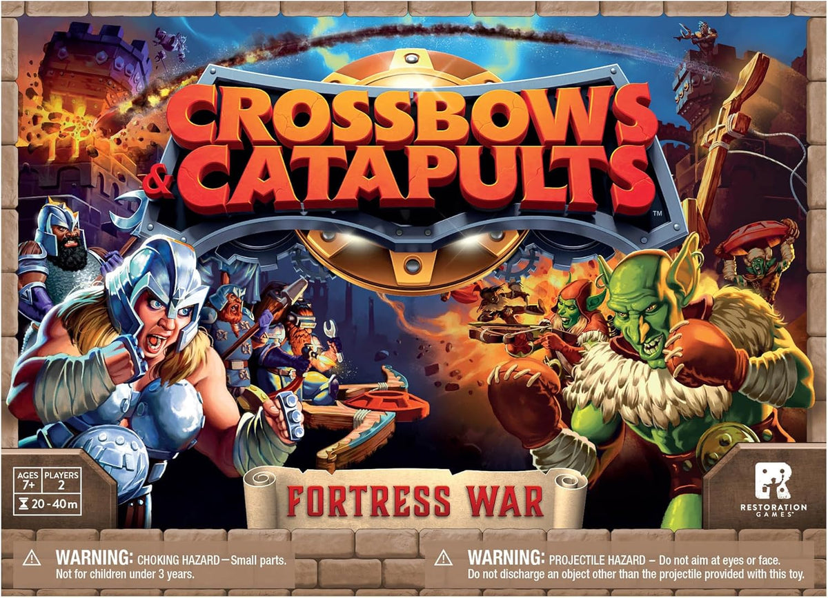 Crossbows and Catapults Fortress War Board Game