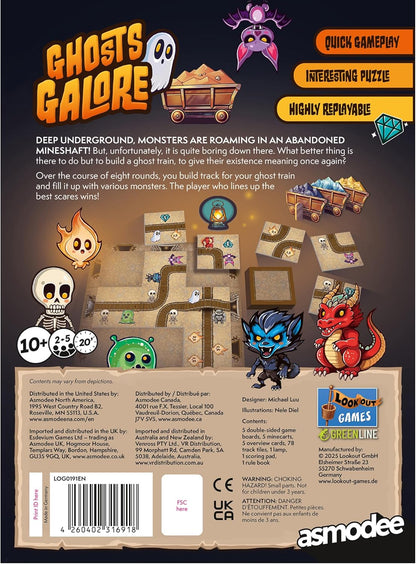 Ghosts Galore Tile Placement Game