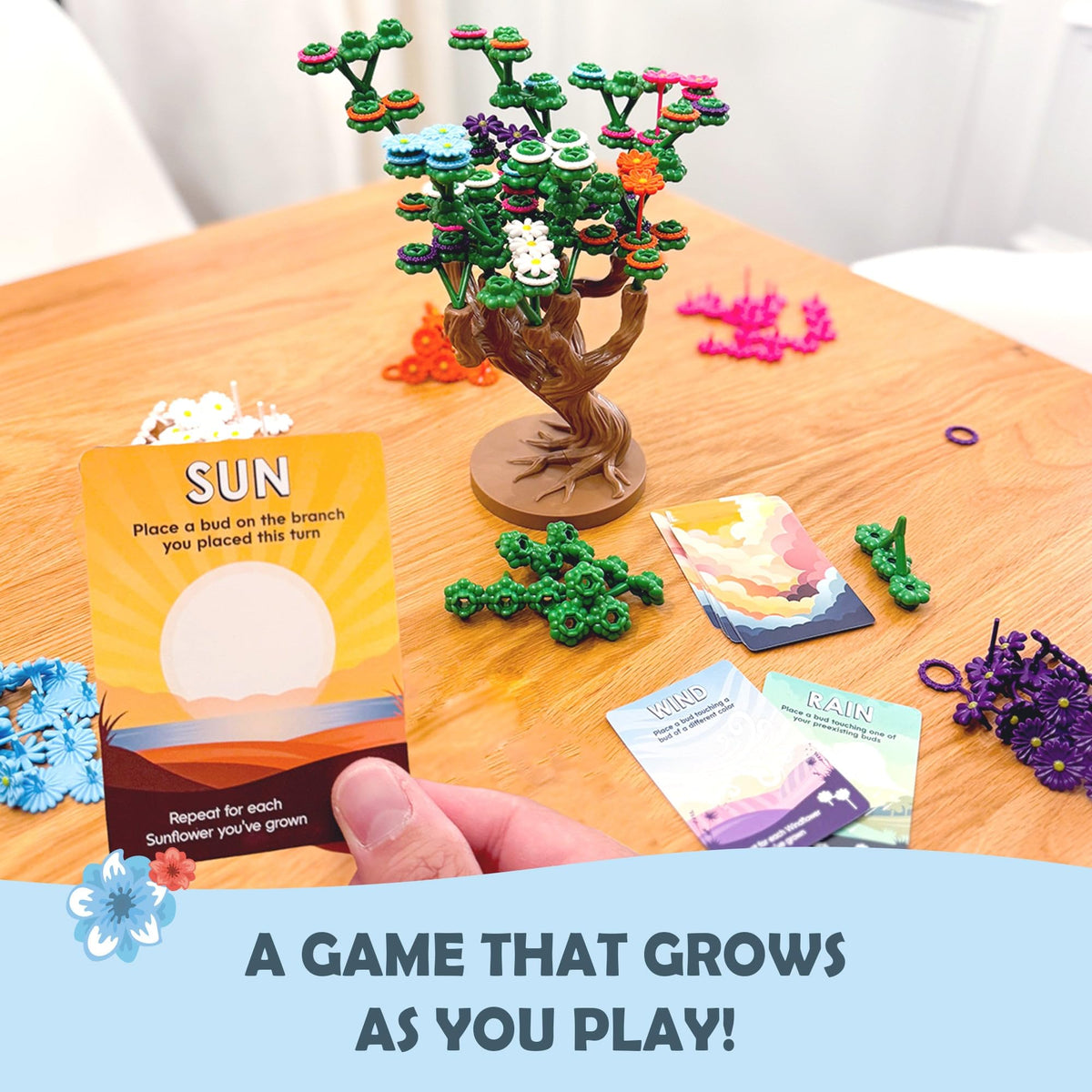 Bloomchasers A Delightfully 3D Game of Flowers and Wits Board Game by Very Special 5