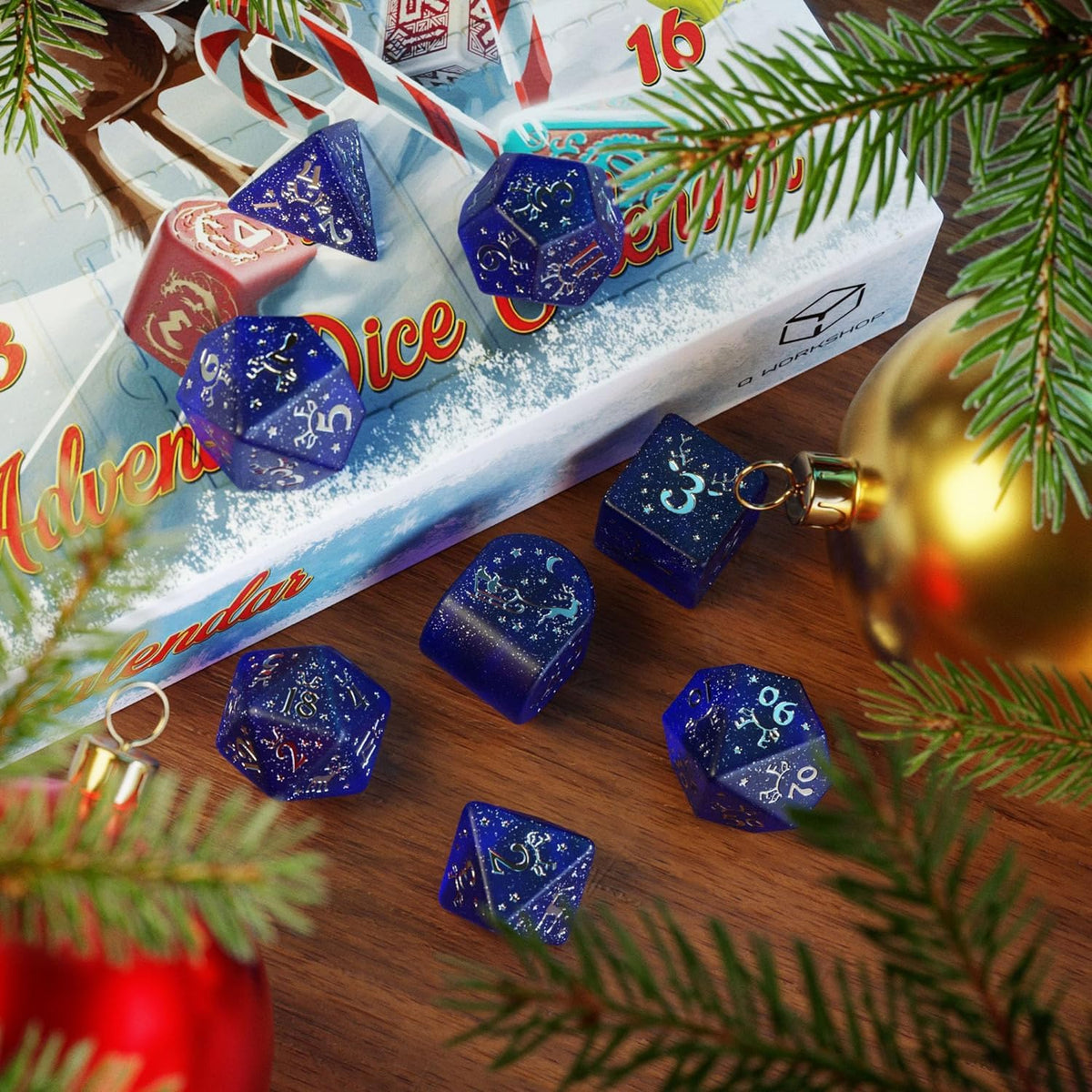 Advent Dice Calendar #04 by Q-Workshop, Dice Board Game 6
