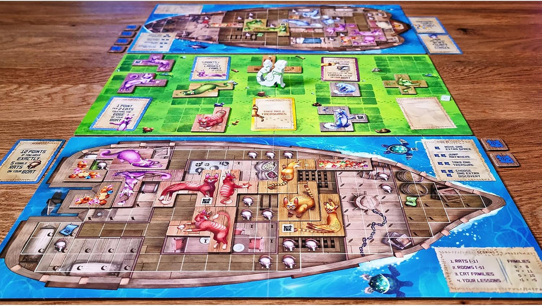 The Isle of Cats Duel Board Game by The City of Games
