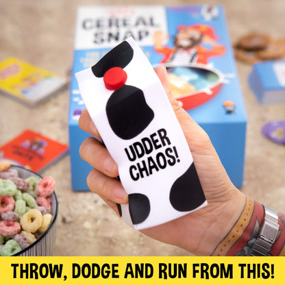 Lucky Egg Cereal Snap - Exciting Family Fun Games - Fast-Paced Family Party Games with Squishy Milk Carton - Fun Adult Games for Game Night - Family Gathering, Group Games, Teenager Games 5