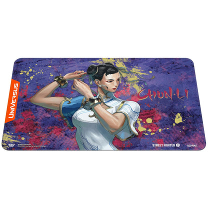 UVS Street Fighter 6 Challenger Series Playmat Chun Li Trading Card Game by UniVersus 9