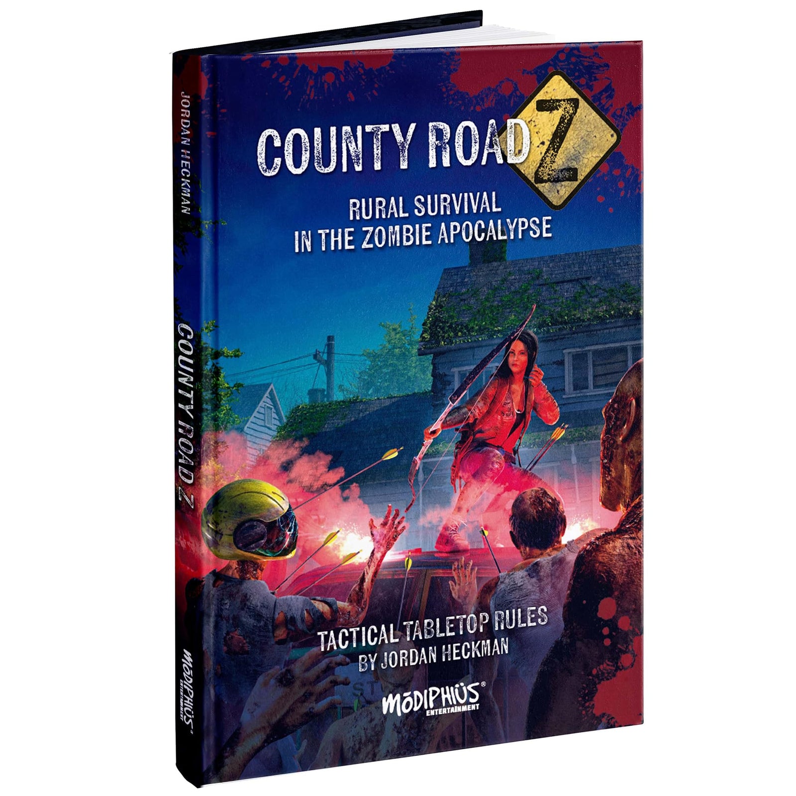 Modiphius Entertainment: County Road Z: Core Rulebook - Hardcover RPG Book, Rural Survival in The Zombie Apocalypse, 184pgs, Solo Tabletop Roleplaying 1