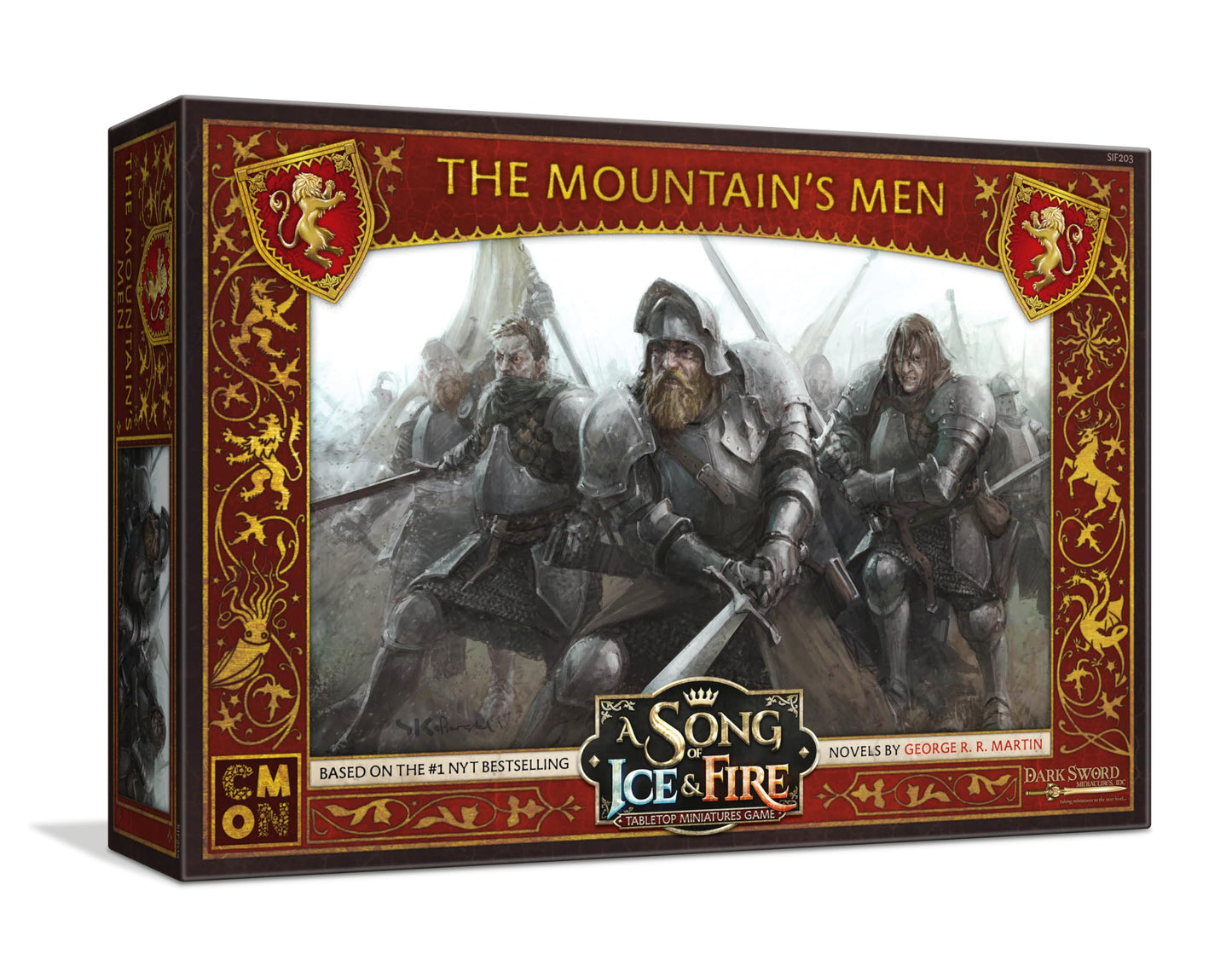 CMON A Song of Ice and Fire Tabletop Miniatures Game The Mountain's Men UNIT BOX - Command a Fearsome Mercenary Unit! Strategy Game for Adults, Ages 14+, 2+ Players, 45-60 Minute Playtime, CMON 1