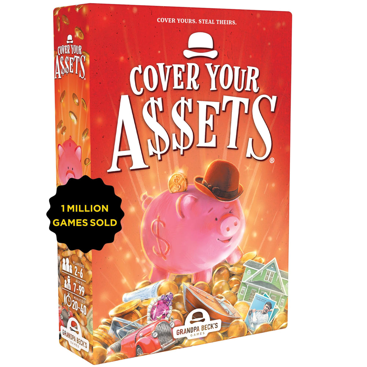 Cover Your Assets Board Game by Grandpa Becks 1