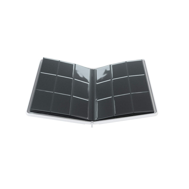 Zip-Up Album 18-Pocket Organize Standard and Japanese Size Collectible Cards Premium Card Game Protector Holds up to 360 Cards Ideal for Playset Collections