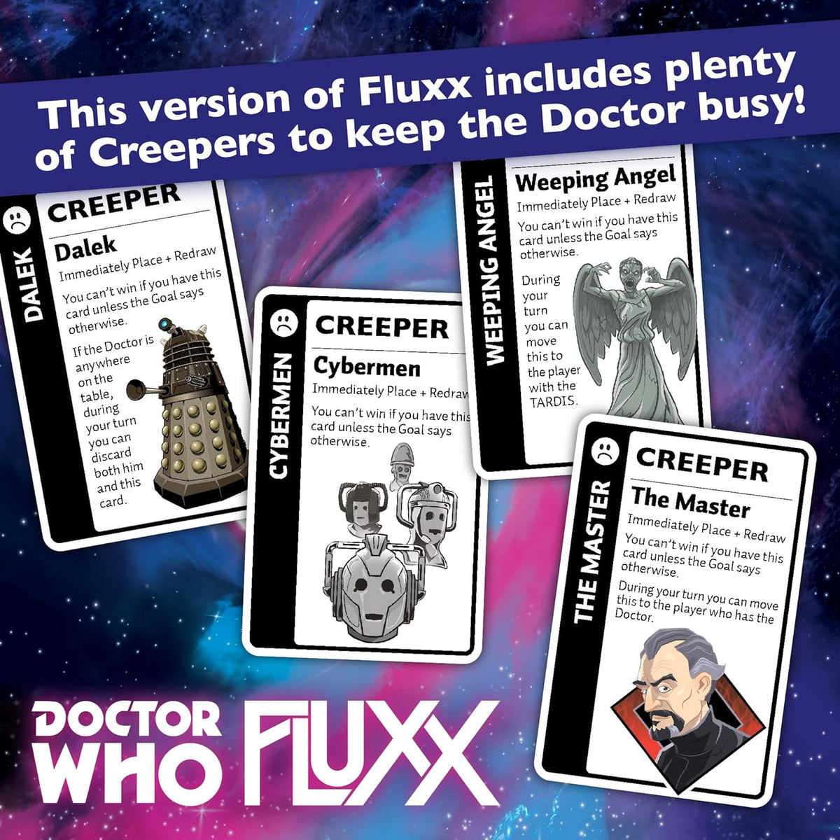 Doctor Who Fluxx Card Game