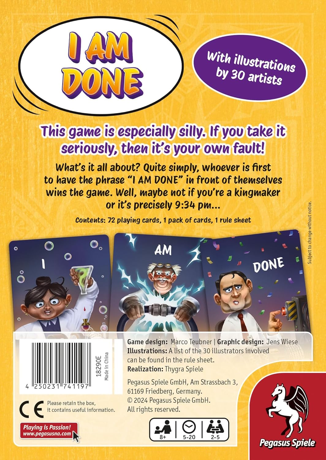 I Am Done Board Game