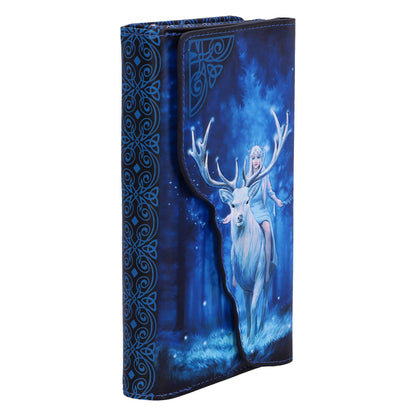 Fantasy Forest Elven Queen and Stag Embossed Purse 18.5cm 5
