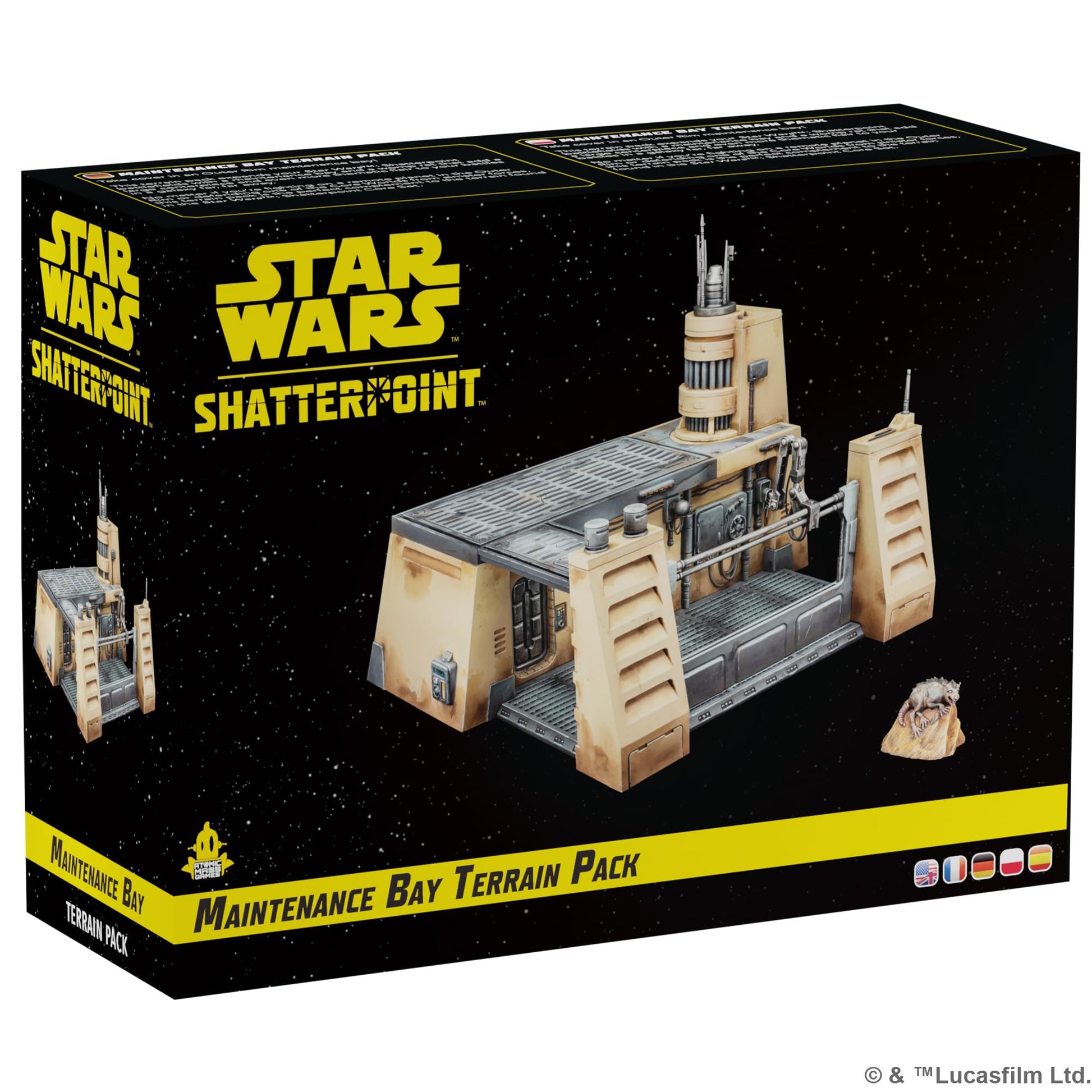 Atomic Mass Games Star Wars Shatterpoint Maintenance Bay Terrain Pack - Enhance Gameplay! Tabletop Miniatures Game for Kids and Adults, Ages 14+, 2 Players, 90 Minute Playtime, Made 1