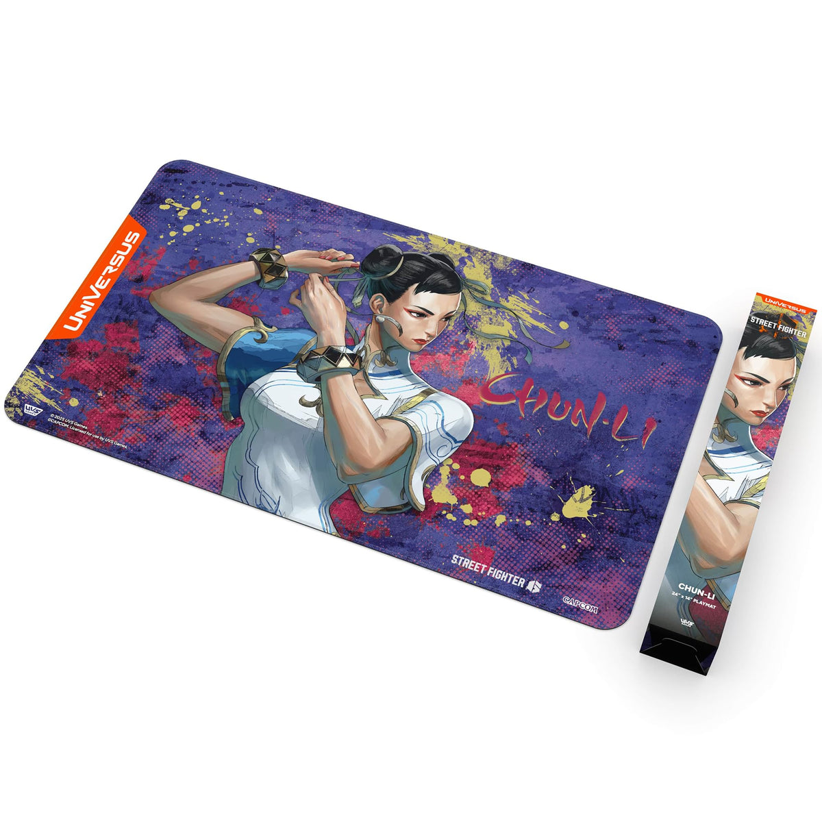 UVS Street Fighter 6 Challenger Series Playmat Chun Li Trading Card Game by UniVersus 4