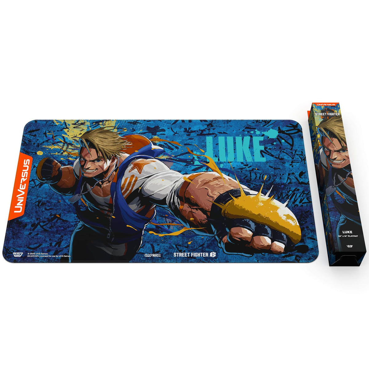 UVS Street Fighter 6 Challenger Series Playmat Luke Trading Card Game by UniVersus 5