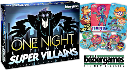 One Night Ultimate Super Villains Social Deduction Card Game